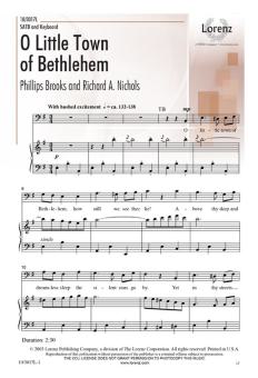 O Little Town Of Bethlehem 
