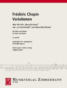 Variations on the aria 'Non più mesta' op. posth. Standard