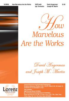 How Marvelous Are The Works 