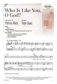 Who Is Like You, O God? 