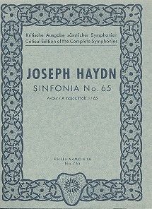 Symphony No.65 Hob. I:65 for Orchestra 