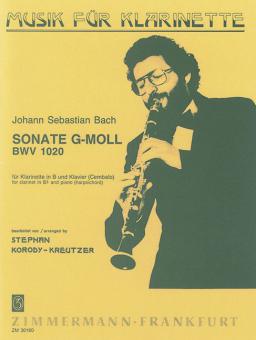 Sonata G minor BWV 1020 