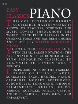 Easy Piano Classics 