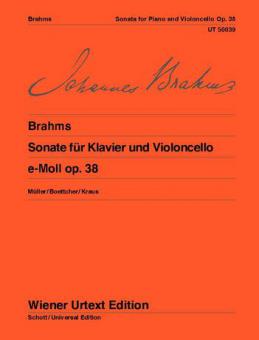 Sonata en mi menor op. 38 