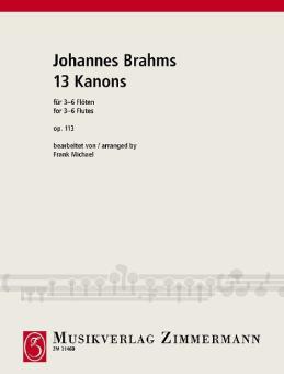 13 Canons op. 113 Standard
