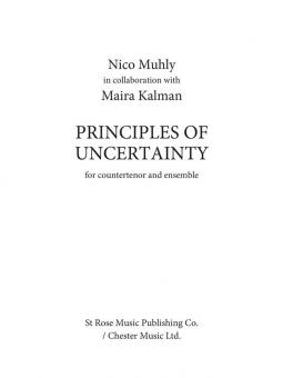 Principles Of Uncertainty Standard