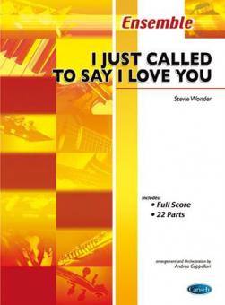 I Just Called To Say I Love You 