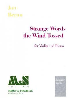 Strange Words the Wind tossed 