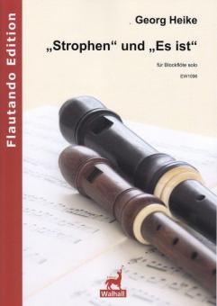 Strophen und Es ist 