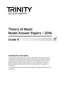 Theory Model Answer Papers Grade 4 2016 