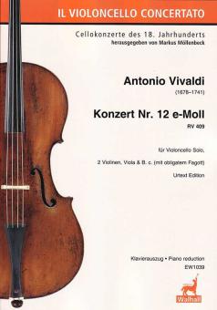 Konzert Nr. 12 e-Moll RV 409 