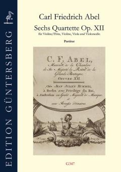 Sechs Quartette op. 12 - Partitur 