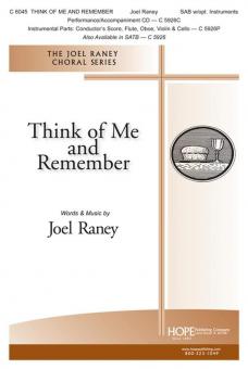 Think of Me and Remember 
