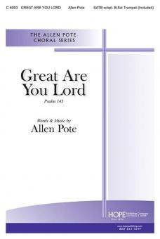 Great Are You Lord 
