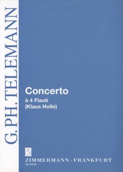 Concerto à 4 Flauti C major 