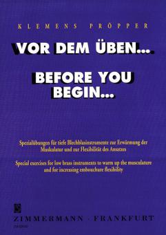 Before You Begin... 