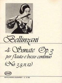 4 Sonate per flauto e basso continuo 