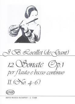 12 Sonate 2 op. 1 (Nr. 4-6) 