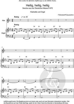 Zum Sanctus (Heilig, heilig) 