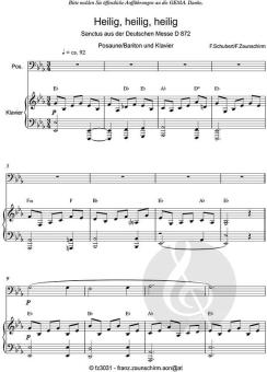 Zum Sanctus (Heilig, heilig) 