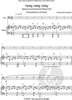 Zum Sanctus (Heilig, heilig) 