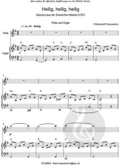 Zum Sanctus (Heilig, heilig) 