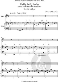 Zum Sanctus (Heilig, heilig) 