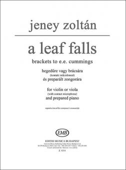 A Leaf Falls 
