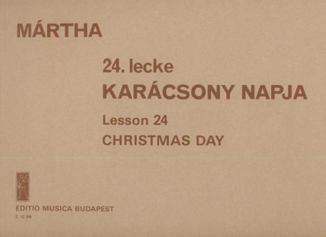 Lesson 24. Christmas Day 
