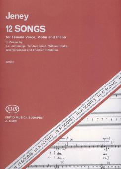 12 Songs For Female Voice, Violin And Piano 