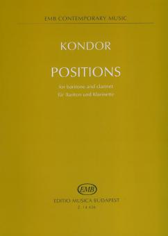 Positions pour baryton et clarinette 