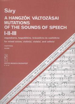 Mutations Of The Sounds Of Speech 