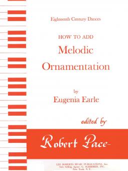 Baroque Ornamentation 18th Century Dances 