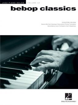 Jazz Piano Solos Series Vol. 52: Bebop Classics 