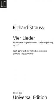4 Songs Op. 27 TrV 170 
