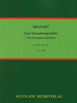 2 Saxophone Quartets K. 159 & 160 