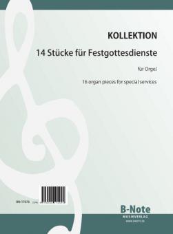 14 organ pieces for special services 