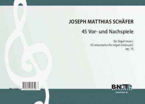 45 short voluntaries for organ or harmonium op.10 