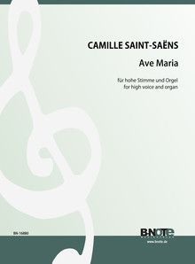 Ave Maria for high voice and organ 