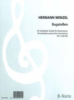 Bagatelles - 50 melodious pieces for harmonium - Vol. 2 