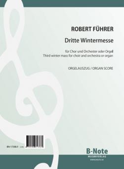 Third winter mass for choir and organ or orchestra 