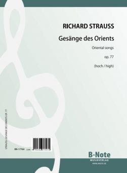 Five oriental songs op.77 