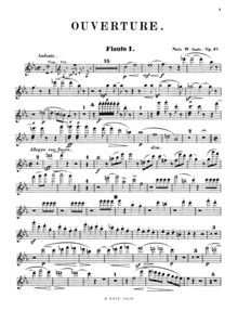 Hamlet - Concert ouverture for orchestra op.37 (set of parts) 