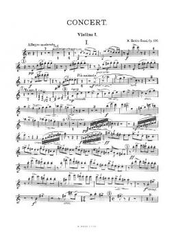 Concerto for organ and orchestra in a minor op.100 (orchestral parts) 