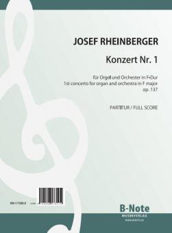 1st concerto for organ and orchestra in F major op.137 