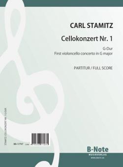 First cello concerto in G major (score/parts) 