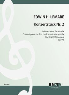 Concert piece nr. 2 in the form of a tarantella for organ op.90 