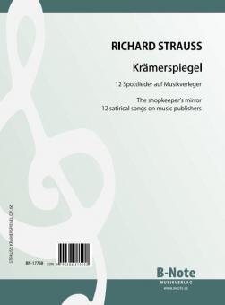 The shopkeeper's mirror - 12 satirical songs on music publishers op.66 