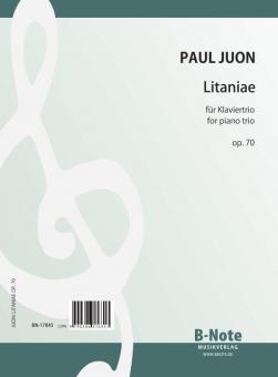 Litaniae - Tone poem for piano trio op.70 