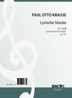 Lyric pieces for organ op.10 